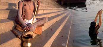 Sadhu on Ghats, Varanasi